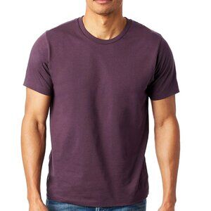 Hanes Brand Alternative Apparel Mens Dark Purple Tshirt Large AGS3B72